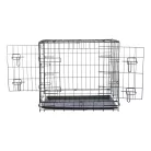 Trixie | Home Kennel "S" | összecsukható fém szobakennel kutyáknak – fekete, (S), 64 × 54 × 48 cm