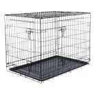 Trixie | Home Kennel | összecsukható fém szobakennel kutyáknak – fekete, (M), 78 × 62 × 55 cm