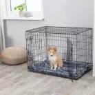 Trixie | Home Kennel | összecsukható fém szobakennel kutyáknak – fekete, (M), 78 × 62 × 55 cm
