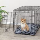 Trixie | Home Kennel | összecsukható fém szobakennel kutyáknak – fekete, (M), 78 × 62 × 55 cm