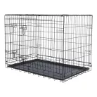 Trixie | Home Kennel "M-L" | összecsukható fém szobakennel kutyáknak – fekete, (M–L), 93 × 69 × 62 cm