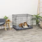 Trixie | Home Kennel "M-L" | összecsukható fém szobakennel kutyáknak – fekete, (M–L), 93 × 69 × 62 cm