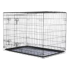 Trixie | Home Kennel "L" | összecsukható fém szobakennel kutyáknak – fekete, (L), 109 × 79 × 71 cm