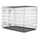 Trixie | Home Kennel "XL" | összecsukható fém szobakennel kutyáknak – fekete, (XL), 116 × 86 × 77 cm