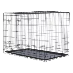   Trixie | Home Kennel "XL" | összecsukható fém szobakennel kutyáknak – fekete, (XL), 116 × 86 × 77 cm