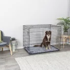 Trixie | Home Kennel "XL" | összecsukható fém szobakennel kutyáknak – fekete, (XL), 116 × 86 × 77 cm
