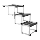 Trixie | 3-step folding steps | praktikus autós kutyaszállító kiegészítő – szélesség 37 cm, magasság max. 57 cm, mélység max. 120 cm, max. 75 kg