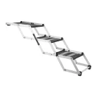 Trixie | 3-step folding steps | praktikus autós kutyaszállító kiegészítő – szélesség 37 cm, magasság max. 57 cm, mélység max. 120 cm, max. 75 kg