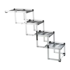   Trixie | 4-step folding steps | praktikus autós kutyaszállító kiegészítő – szélesség 37 cm, magasság max. 70 cm, mélység max. 160 cm, max. 75 kg