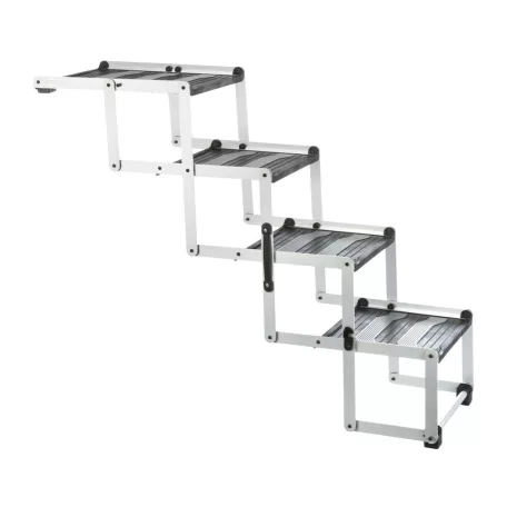 Trixie | 4-step folding steps | praktikus autós kutyaszállító kiegészítő – szélesség 37 cm, magasság max. 70 cm, mélység max. 160 cm, max. 75 kg