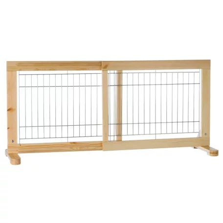 Trixie | Dog Barrier - elválasztó elem (natúr fenyő) kutyák részére (63-108x50cm)