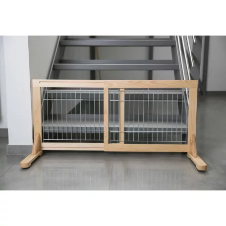Trixie | Dog Barrier - elválasztó elem (natúr fenyő) kutyák részére (63-108x50cm)