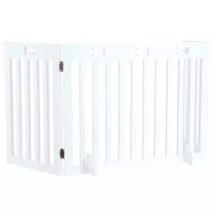   Trixie | Dog Barrier (3 parts) - biztonsági kutyarács (3 részes) 82-124x61cm - fehér