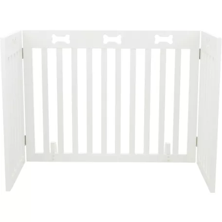 Trixie | Dog Barrier (3 parts) - biztonsági kutyarács (3 részes) 82-124x61cm - fehér