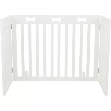 Trixie | Dog Barrier (3 parts) - biztonsági kutyarács (3 részes) 82-124x61cm - fehér