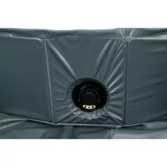   Trixie | Összecsukható kutyamedence | Karcolásálló kerti pancsoló kutyáknak – L-es méret, 120 × 30 cm