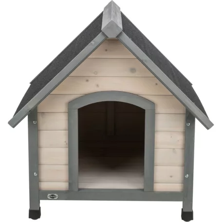 Trixie Natura | Sátortetős kutyaház – S-M (71 × 77 × 76 cm), szürke