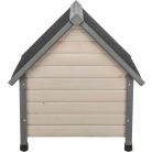 Trixie Natura | Sátortetős kutyaház – S-M (71 × 77 × 76 cm), szürke