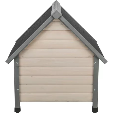 Trixie Natura | Sátortetős kutyaház – S-M (71 × 77 × 76 cm), szürke