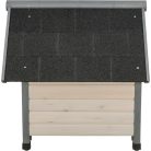 Trixie Natura | Sátortetős kutyaház – S-M (71 × 77 × 76 cm), szürke