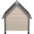 Trixie Natura | Sátortetős kutyaház – M-L (83×87×101 cm), szürke