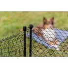 Trixie | Mobile dog fence - mobil kerítés kutyák részére (15m kerítés/10db rúd) - fekete