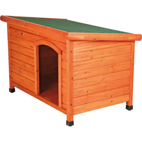 Trixie Classic | Féltetős kutyaház – S-M (85 × 58 × 60 cm), barna