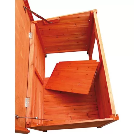 Trixie Classic | Féltetős kutyaház – S-M (85 × 58 × 60 cm), barna