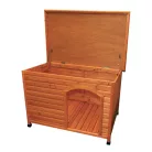 Trixie Classic | Féltetős kutyaház – S-M (85 × 58 × 60 cm), barna