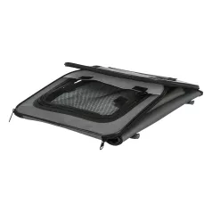   Trixie | mobil kennel XS-S 40X40X55cm | összecsukható fém szobakennel kutyáknak – sötétszürke/világosszürke, (XS–S), 40 × 40 × 55 cm