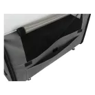 Trixie | mobil kennel XS-S 40X40X55cm | összecsukható fém szobakennel kutyáknak – sötétszürke/világosszürke, (XS–S), 40 × 40 × 55 cm