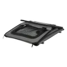 Trixie | mobil kennel M-L | összecsukható fém szobakennel kutyáknak – sötétszürke/világosszürke, (M–L), 70 × 75 × 95 cm