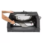 Trixie | Vario box S transport box 61x43x46cm | biztonságos, jól szellőző szállítóbox kutyáknak – fekete/szürke, (S), 61 × 43 × 46 cm