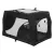 Trixie | Vario box S-M transport box 76x48x51cm | biztonságos, jól szellőző szállítóbox kutyáknak – (S–M), 76 × 48 × 51 cm