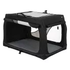Trixie | Vario box S-M transport box 76x48x51cm | biztonságos, jól szellőző szállítóbox kutyáknak – (S–M), 76 × 48 × 51 cm