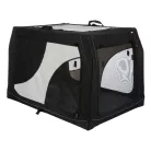 Trixie | Vario Mobile Kennel | biztonságos, jól szellőző szállítóbox kutyáknak – (L), 99 × 65 × 71/61 cm