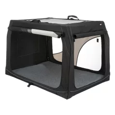   Trixie | Vario Mobile Kennel | biztonságos, jól szellőző szállítóbox kutyáknak – (L), 99 × 65 × 71/61 cm
