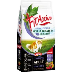   FitActive | Pure Small  Hypoallergenic Wild Boar - ROSEHIP - 12kg