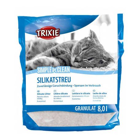 Trixie | Simple'n'Clean Silicate Litter | Szilikon alom - 8 L