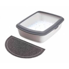   Trixie | Litter Tray Mat | Kilépő (antracit szürke) macska wc-khez - 59x35 cm