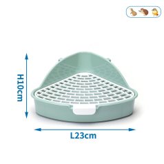   Nobleza | nyúl, tengerimalac WC 25x19x10cm, fehér és zöld