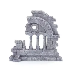   Nobleza | Akvárium dekoráció, törött fal - 14,5x3,5x13,5 cm