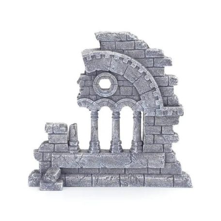 Nobleza | Akvárium dekoráció, törött fal - 14,5x3,5x13,5 cm