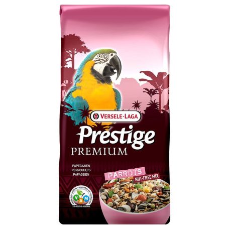 Versele-Laga | Prestige Parrots Nut-Free Mix | Teljesértékű eledel nagy papagájok részére  - 2 Kg