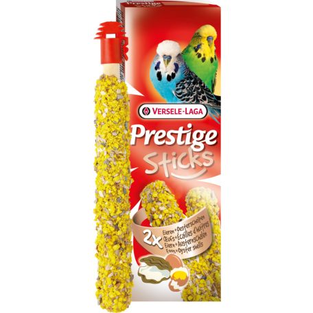 Versele Laga | Prestige Sticks | Dupla Rúd (tojás,kagyló) - kiegészítő eleség hullámos papagáj részére - 60g