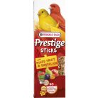 Versele Laga Prestige Sticks Dupla Rúd (gyümölcs, pitypang) | Kiegészítő eledel kanáriknak – (2 db) 60 g
