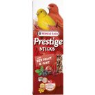 Versele Laga Prestige Sticks Dupla Rúd (vörös gyümölcs, menta) | Kiegészítő eledel kanáriknak – (2 db) 60 g