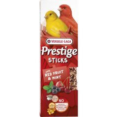   Versele Laga Prestige Sticks Dupla Rúd (vörös gyümölcs, menta) | Kiegészítő eledel kanáriknak – (2 db) 60 g