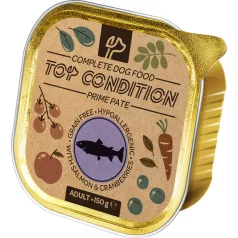 Top Condition alutálkás kutyaeledel lazac-áfonya 150 g