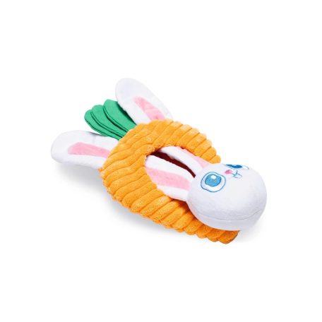 BZ Húsvéti kutyajáték plüss nyuszi répával 32 cm